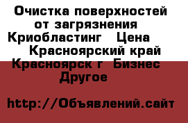 Очистка поверхностей от загрязнения - Криобластинг › Цена ­ 400 - Красноярский край, Красноярск г. Бизнес » Другое   